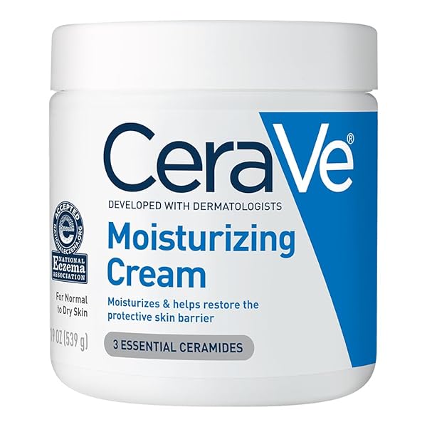 CERAVE MOISTURIZING CREAM, BODY AND FACE MOISTURIZER FOR...