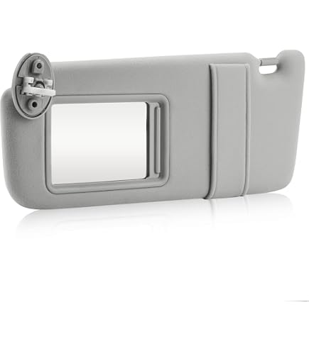 Gloryfit-autoparts Gray Left Driver Side Sun Visor For 2009-2016 Toyota Venza (w/ Sunroof) – 74320-0T022-B1