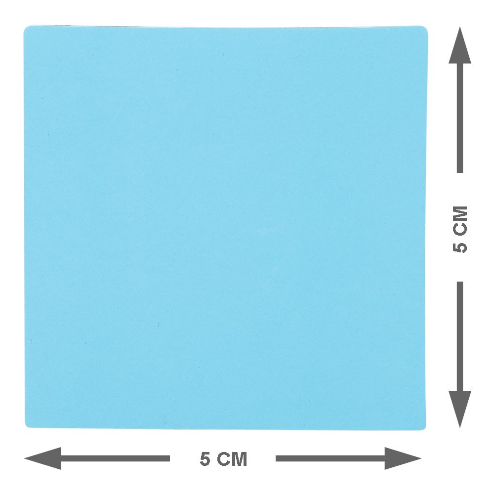 25 Magnetic Notes 2 x 2 Inch - Blue - Magnetic Sticky Notes - Dry Erase