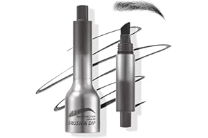 GAVOSY Brow Fection 4d Eyebrow Pen, Brow Brush, Instant Brow Brush, Liquid Eyebrow Brush, Long Lasting Quick Drying, Hair-like Eyebrow Pencil, Waterproof, for Natural-Looking Contouring (Espresso)