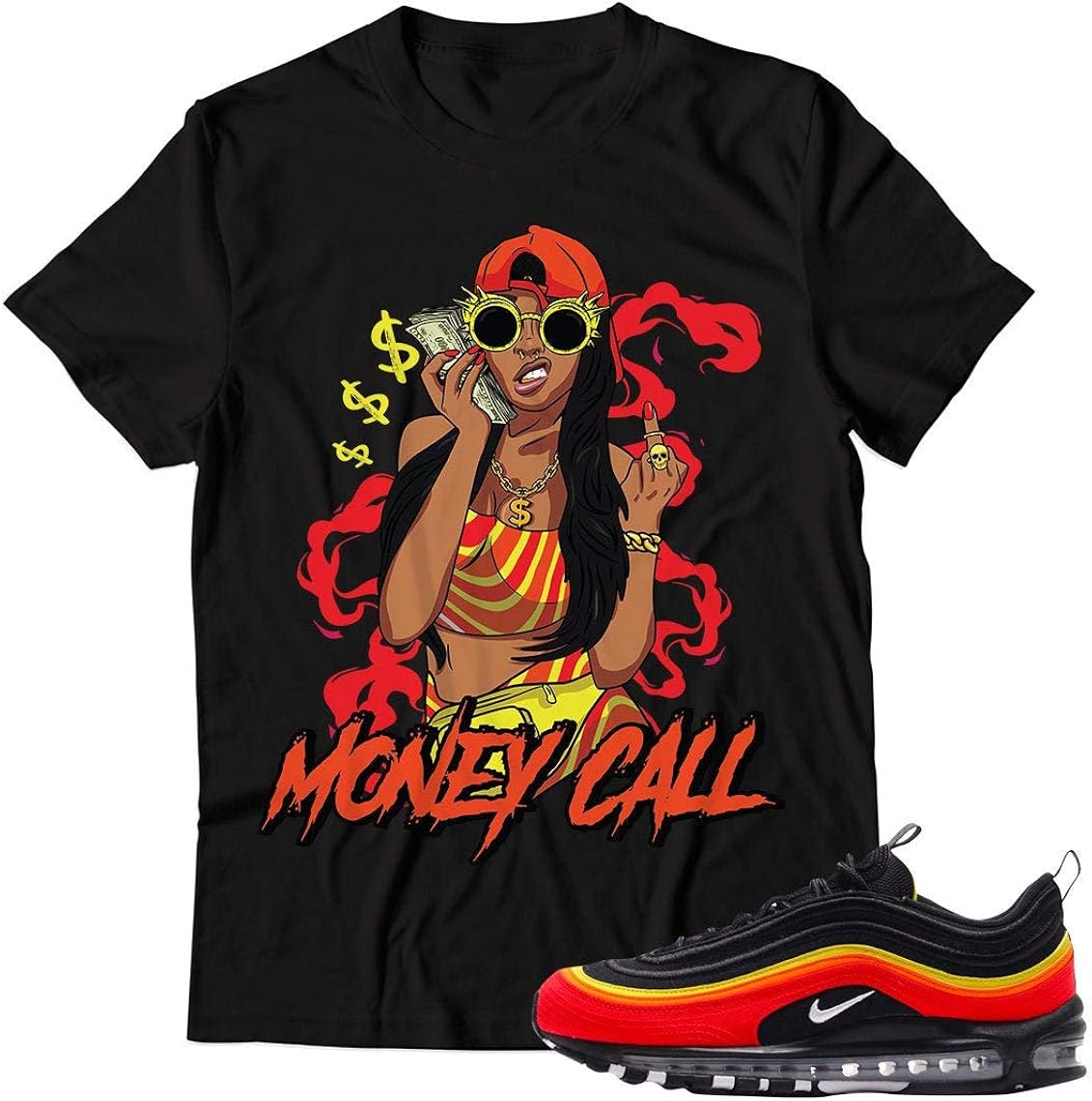 magma orange nike shirt