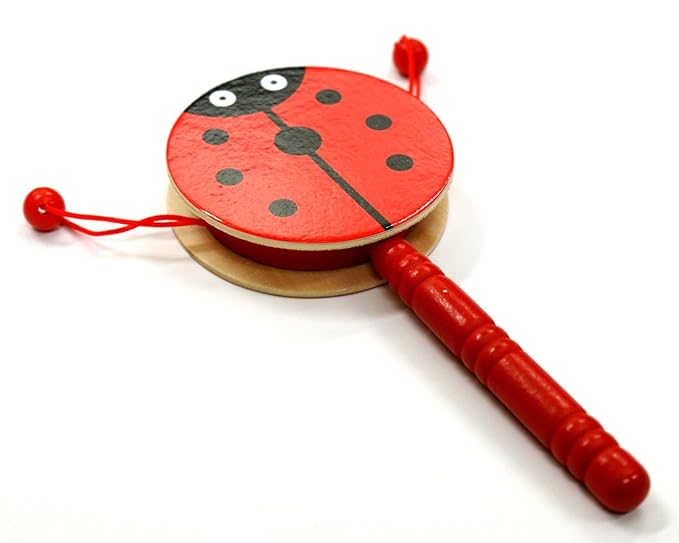 AeMBe - Holz Spielzeug - Trommel - Marienkäfer - Legespiel Lernspiel / Holz Spielzeug / Gedächtnisspiel für Kinder - Legespie
