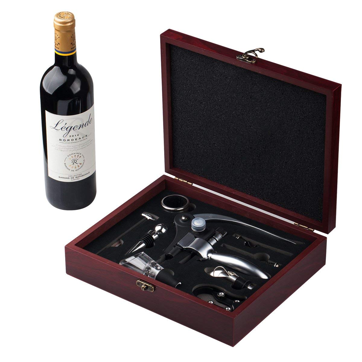 Cooko Wine Opener Set, Manual Wine Bottle Opener Kit with Aerator
