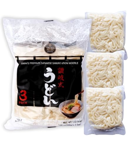 ◆udon.◆ Amazon.com : XCVFDVOR Japanese Udon Noodles, Thick and Chewy