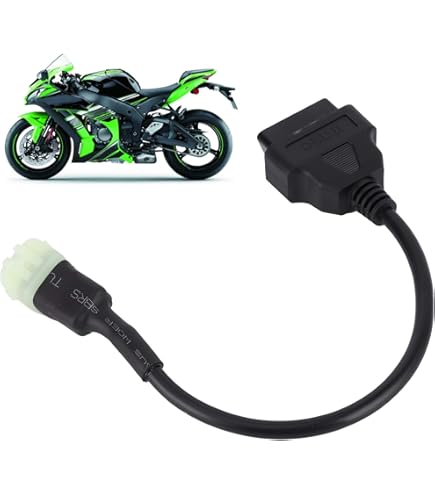 Lydesor Adaptateur OBD2 Pour Moto Kawasaki - Câble De Diagnostic
