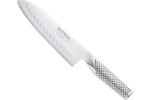 Global Knives G80 Santoku Fluted Knife, 18cm/7"