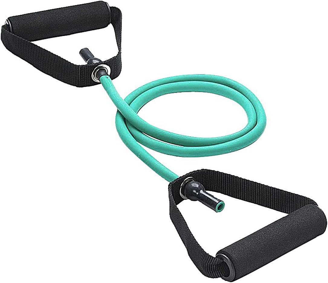 GreeSuit Stretch Bands Exercise Band - Resistance Loop Fitness Resistant Tubes with Handles for Men Women Gym Home Strength Training 15lb Blue