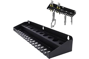 Asixxsix Vise Grips Holder, Wall Mount Pliers Storage Rack Organizer, Metal Tool Organizer Utility Racks, Easy Installation f