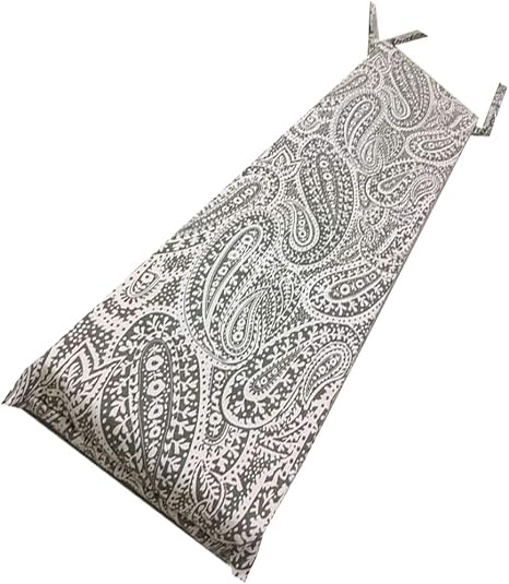 ANQI Cojín de banco extra largo acolchado para jardín, patio, silla de