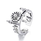 NEWL 925 Sterling Silver London City Finger Ring