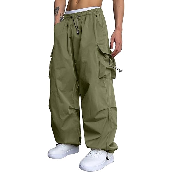 パンツ 00s Midas Parachute Flared Cargo Pants Vintage 00s Japanese Brand Midas Cargo Multipocket Pants Japanese