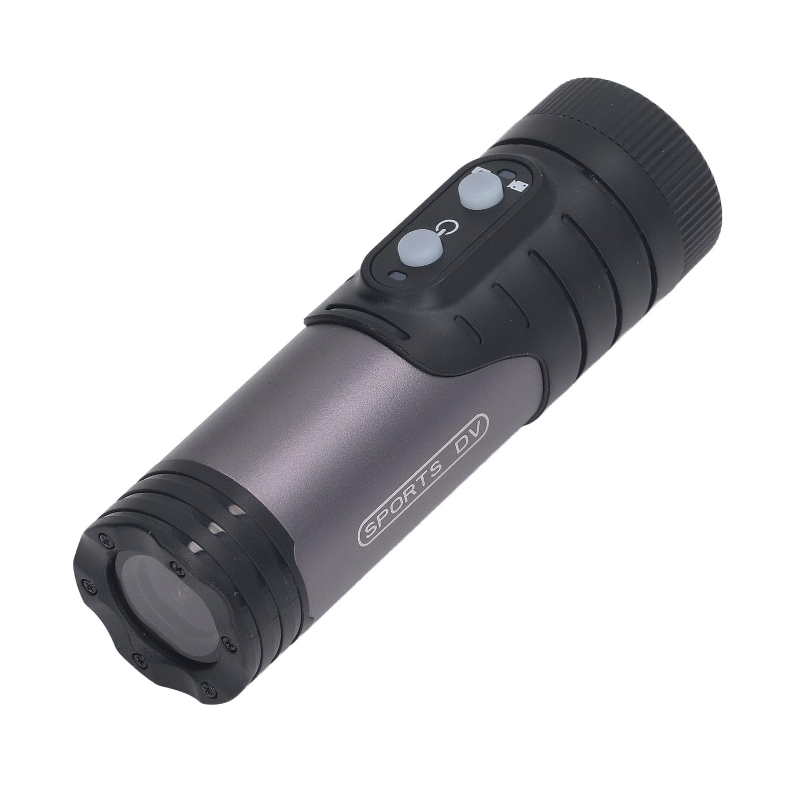 4K Ultra HD Video Recording, 120 Degree Wide Angle Shooting Action Camera for Riding Outdoor, Waterproof (Dark Gray)