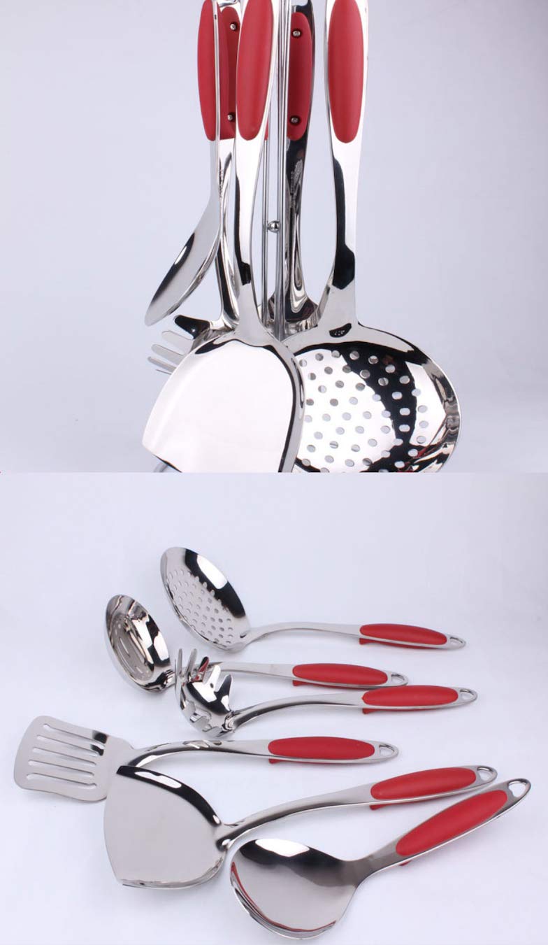 Best Kitchen Utensil Set Red Handle