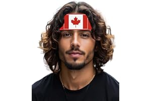 Canada Flag Velvet Headband for Man Woman,Canadian Flag Non Slip Soft Head Band Bandana for Sport Travel Running Working Out
