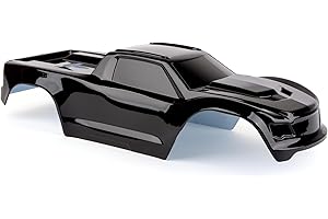 Musbeler Custom Body Compatible for V2 Maxx WideMaxx 1/10 4X4 4WD Truck Shell Cover (Police Black)