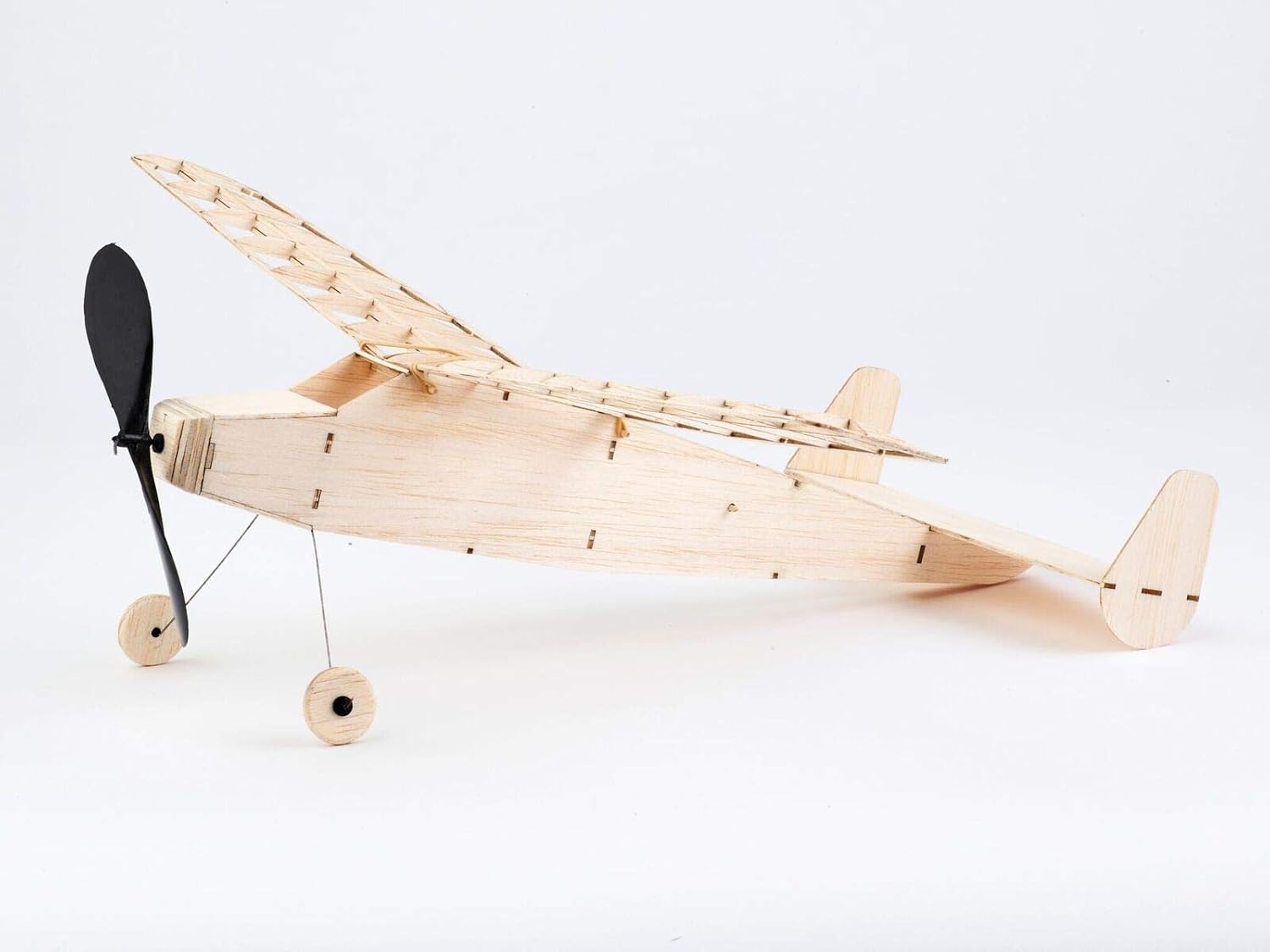 F&G Supplies VMC Pilot plane model airplane complete rubber-powered balsa wood aircraft plane kit that really flies and easy to build - Image 4