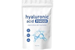 NONLNON Hyaluronic Acid Powder - Cosmetic Grade, Boosts Skin Hydration,Replenishes Moisture, 100g(1pc)
