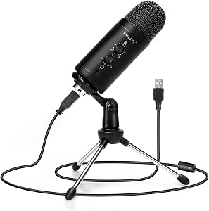 USB Streaming Podcast PC Microphone 