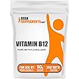 BulkSupplements.com Pure Vitamin B12 Methylcobalamin Powder - Vitamin B12 Supplements, Essential B Vitamin - Pure Product, Multiple Servings, 50g (1.8 oz) (Pack of 1)
