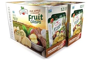 Brothers-ALL-Natural Fruit Crisps, Fuji Apple and Cinnamon, 0.35 Ounce (Pack of 12)