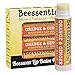Beessential All Natural Lip Balm, Orange Ginger, 4 Pack | For Dry and Chapped Lips, Great For Men, Women, and Children, Moisturizing Beeswax, Coconut, Shea and Cupuacu Butter