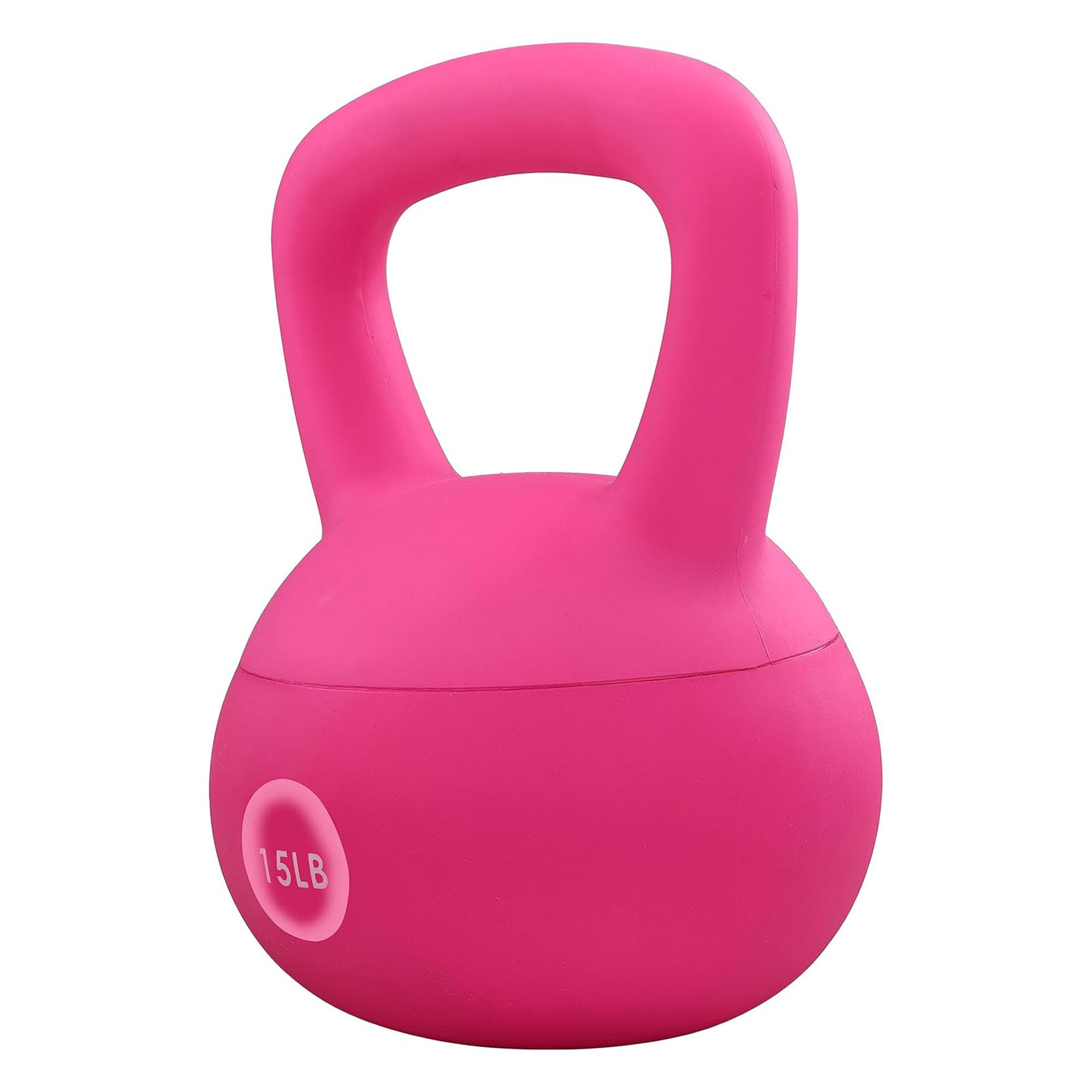 Fitvids Soft Kettlebells - Sea and Iron Sand Filled Weights for Women and Men - Color Coded Soft Vinyl Kettlebells, Multiple Sizes Image