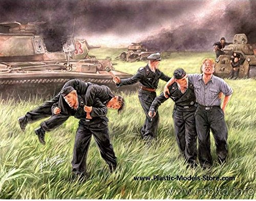 GERMAN TANK CREW 5 FIGURES 1/35 MASTER BOX 3536