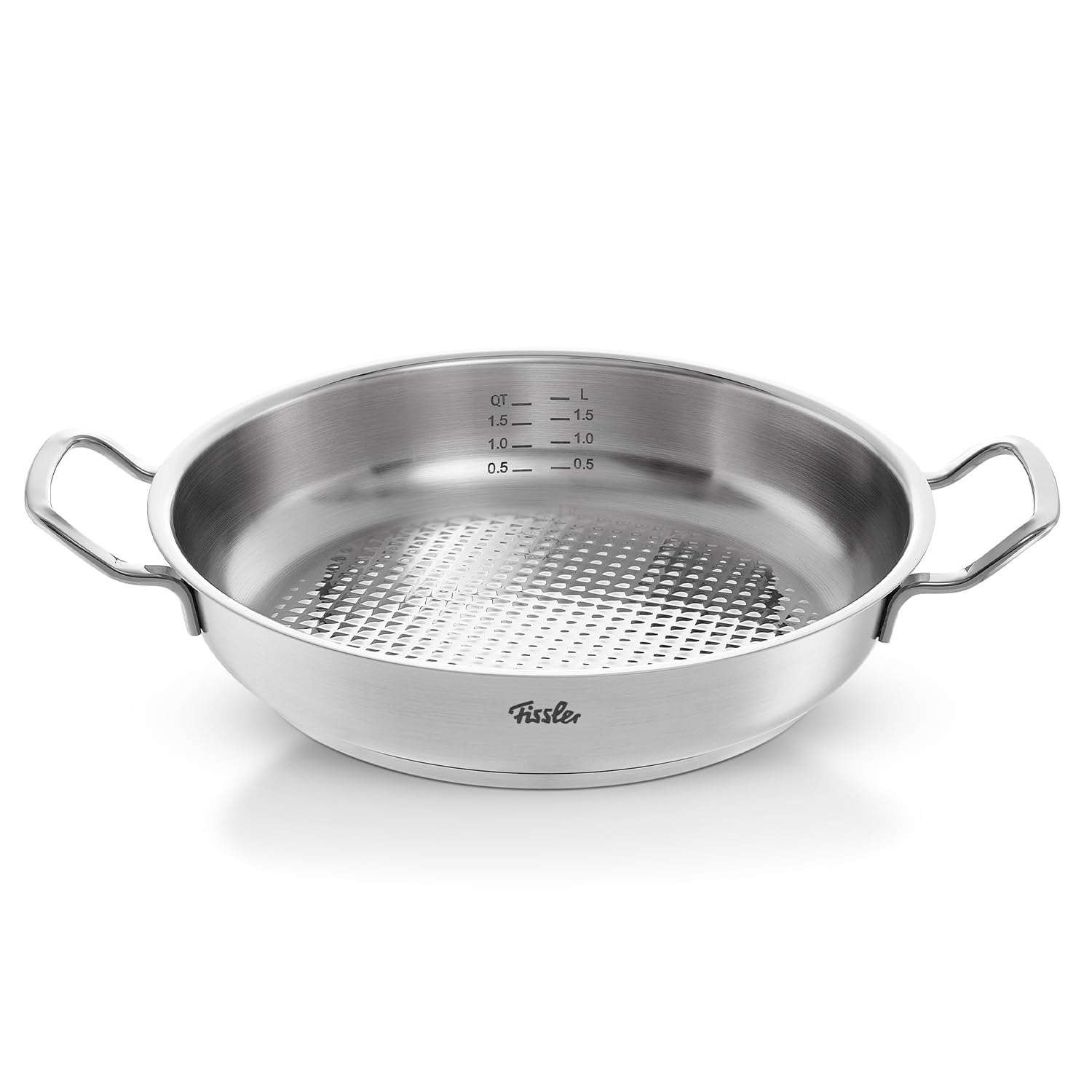 フィスラー (Fissler) 両手鍋 28cm オリジナル プロフィ コレクション サーブパン ガス火/IH対応 ドイツ製 【日本正規販売品】 084-388-28-100 シルバー商品画像