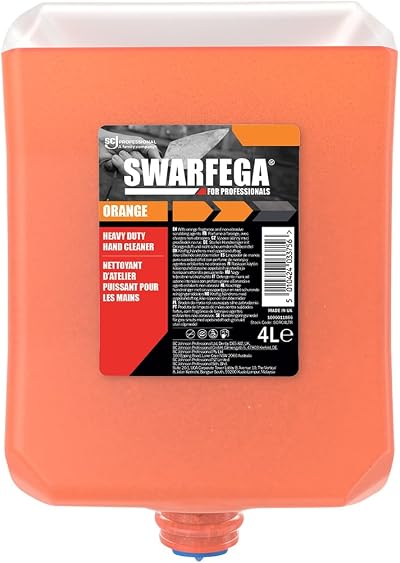 Swarfega Orange 4L Industrial Hand Cleaner - Solvent-Free - Professional Use