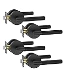 Asidrama 4 Pack Passage Door Handles, Door Lever