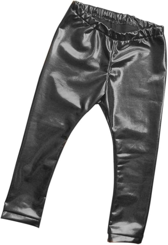 leather leggings baby girl