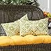Greendale Home Fashions Rectangle Outdoor Accent Pillows, Grass, Set of 2