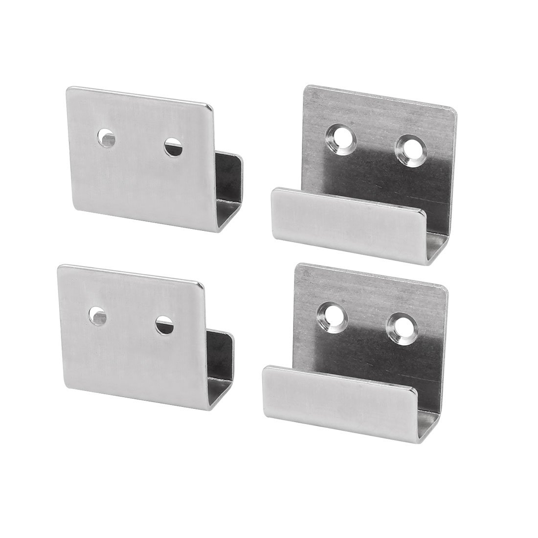 Sourcingmap Stainless Steel Wall Hanger Bracket Rack Holder 4pcs for Ceramic Tile Display