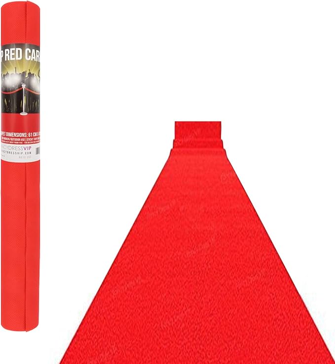 2X 4.5m Red Carpet Hollywood Floor Runner Oscars VIP Party Aisle