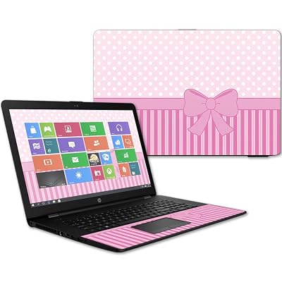 MightySkins Skin For HP 17t Laptop 17.3" (2017) - Pink Tree Camo Vinyl Decal Wrap