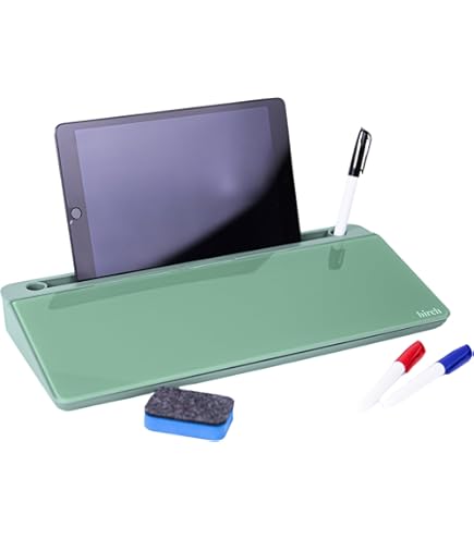 Rechargeable LED Acrylic Message Board - 13.7x8.2 Inch Clear Dry Erase Board With Lights, Night Light, Gift