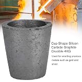 Bewinner 4kg Silicon Carbide Graphite Crucible Furnace Melting Cup Torch Tool view 3