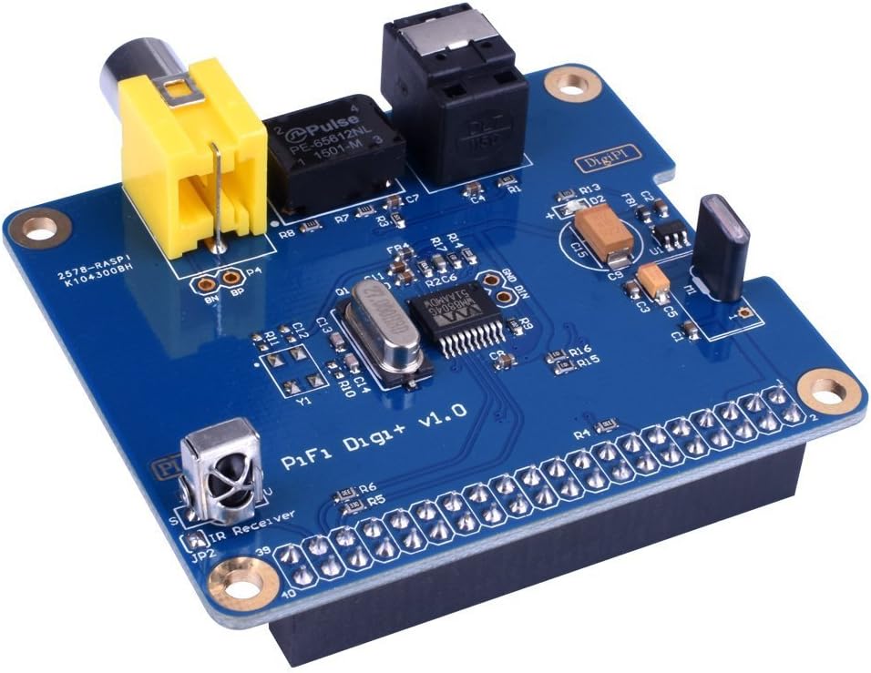 DollaTek HIFI DiGi+ Digital Sound Card I2S SPDIF Optical Fiber RCA for Raspberry Pi 3 2 model B B+ - Image 3