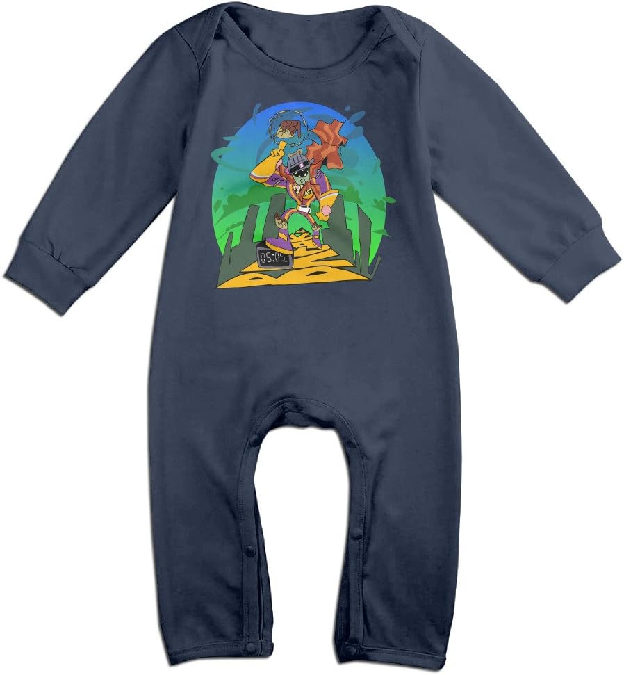 JMLLPT Toddler/Infant Plants Vs Zombies Garden Warfare Romper Bodysuit Outfits 24 Months Navy