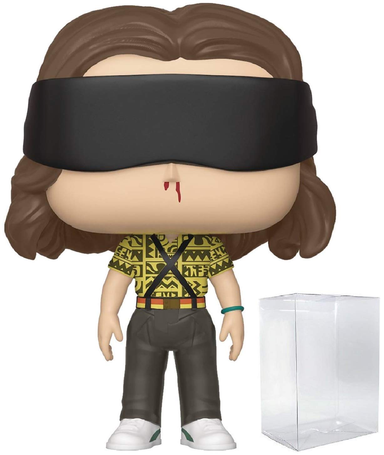 Stranger Things - Battle Eleven with Blindfold Funko Pop! Vinyl Figure (Bundled with Compatible Pop Box Protector Case)