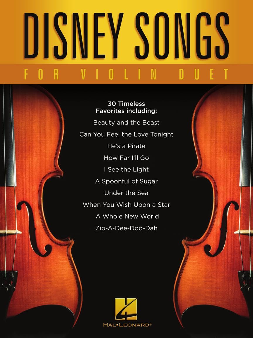 Disney Songs For Violin Duet: 30 Timeless Favorites