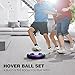 Kids Toys Hover Ball Soccer Ball Toy with 2 Goals, Hover Ball Set with LED Light, Excellent Time Killer for Boys/Girls, Air Soccer Disk with Foam Bumper for Indoor Games, An Inflatable Ball Included