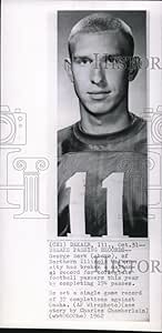 1962 Wire Photo Dekalb Ill-George Bork of Northern Illinois University