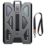 Badge Holder, Durable Aluminum ID Card Holder