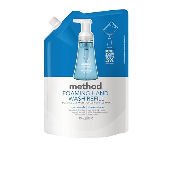 METHOD FOAMING HAND SOAP REFILL, SEA MINERALS, 28...