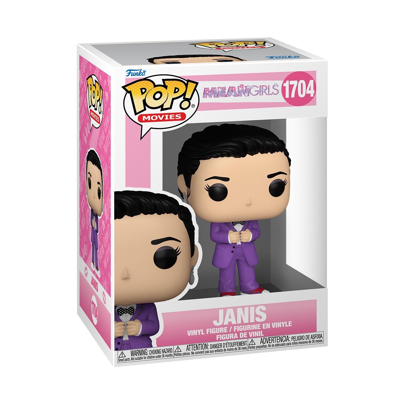 Funko Pop! Movies: Mean Girls - Janis Ian - Keychain Novelty Keyring - Collectable Mini Figure - Stocking Filler - Gift Idea - Official Merchandise - Movies Fans - Backpack Decor