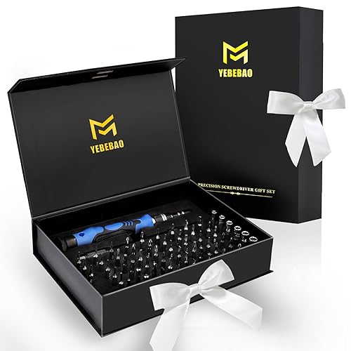 Yebebao Birthday Gifts for Men, Mens Gifts for Dad Gifts, Presents Multi Tools Gadgets for Men, Anniversary for Him, Christmas Gifts Advent Calendar Stocking Filler, Precision Screwdriver Set