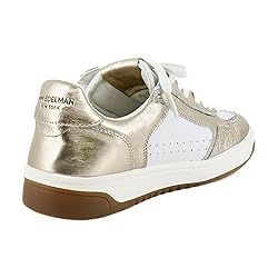 Sam Edelman Women's Harper Sneaker Gold Leaf/White