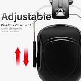 [2Packs] Cumunebula Ear Defenders 34dB Noise Reduction Adjustable Headband view 2