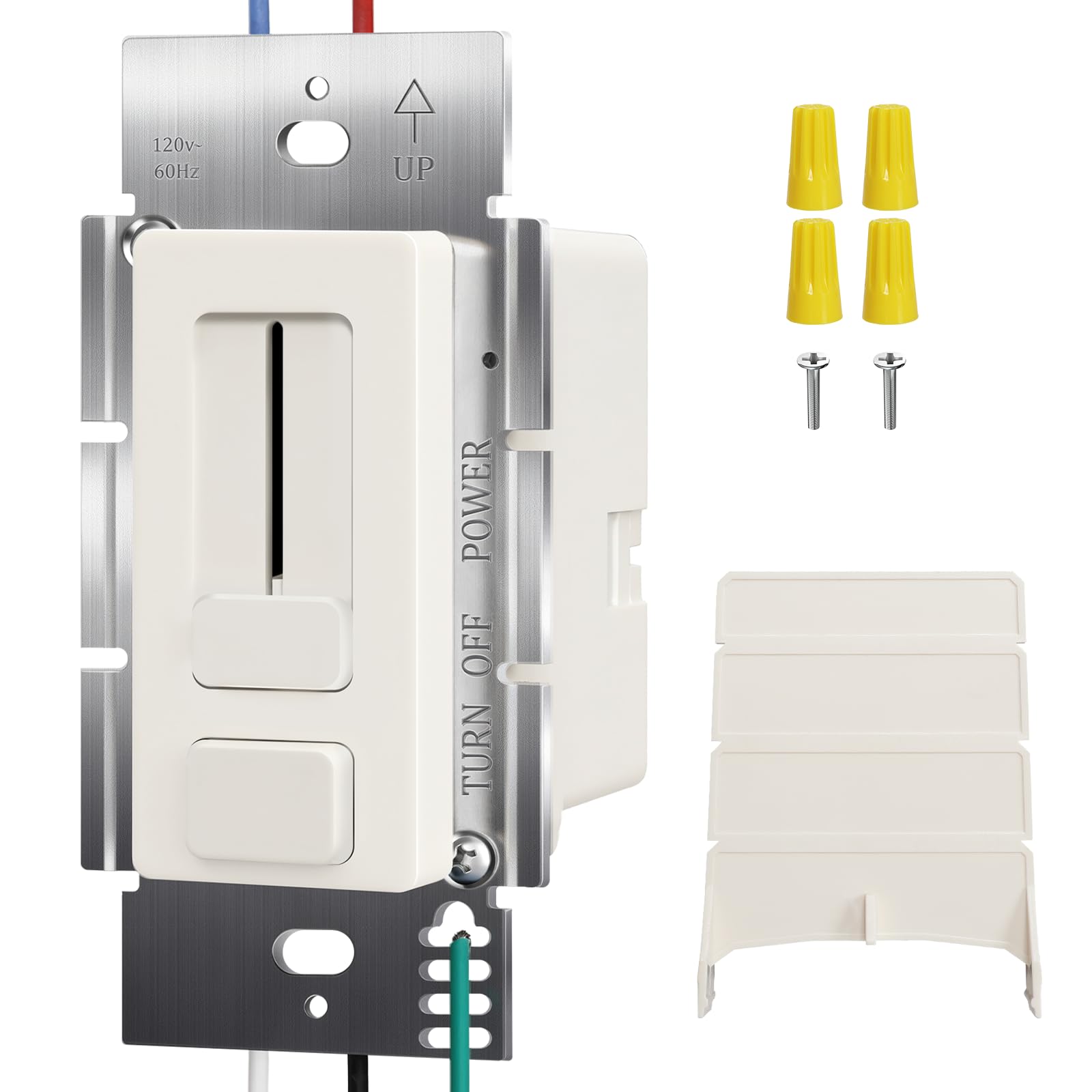 Photo 1 of 24V 60W Dimmable Switch Driver Integrated Unit,No Extra Transformer Required, Featuring Smooth&Flicker-Free Dimming,Power Memory Function,120V AC to 24V DC, Supports Single-Pole/3-Way Installation